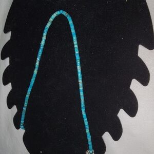 Blue and Silver Necklace with Elegant Beads